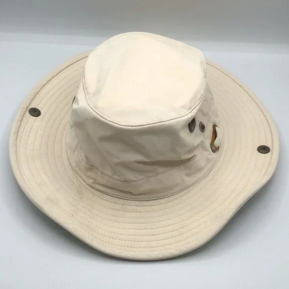 Tilley LT3 Wide Brim Lightweight Hat Sun Outdoor Safari Hiking Size 7 1/8 - Picture 4 of 12